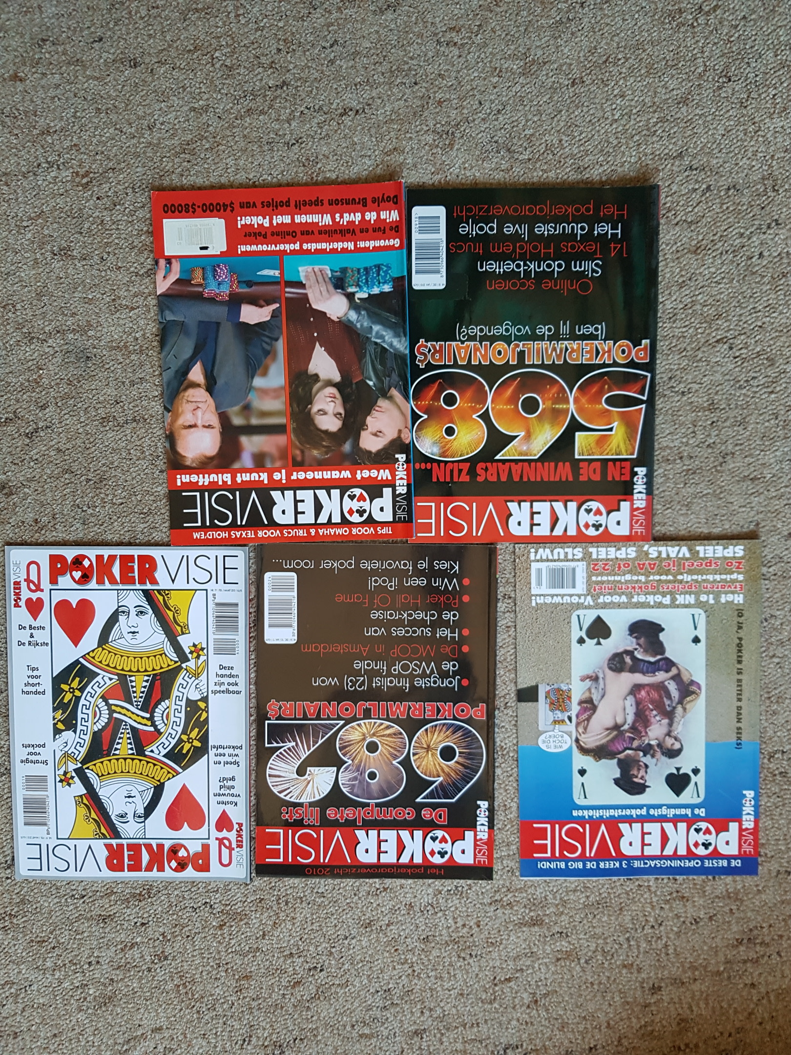 Te Koop 10 PokerMagazines en 5 PokerVisies Small Talk PokerStrategy Forum