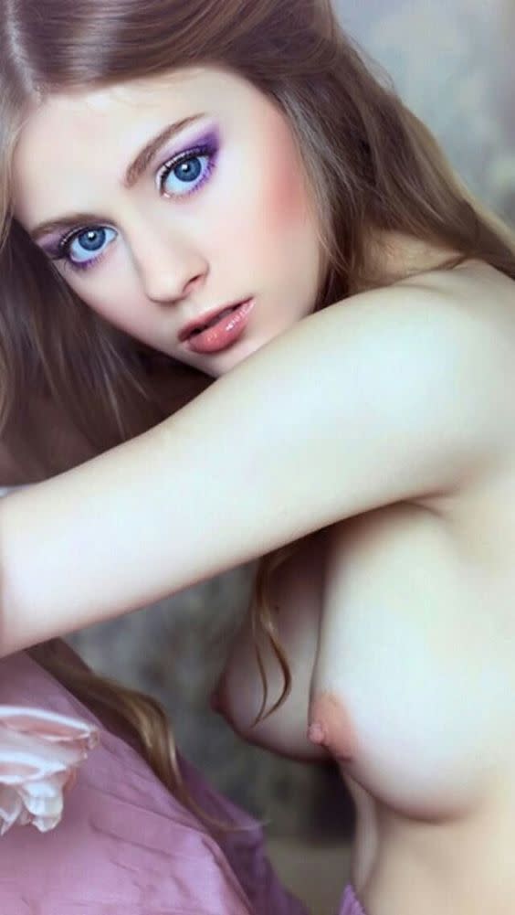 Princess blue eyes nude - 🧡 Лицо блондинки - 69 ню фото.